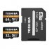 TOSHIBA M501 EXCERIA PRO U3 Micro SD Memory Card 64GB SDHC  UHS II Class10 U3 4K HD Read Speed up to 270MB s TF Card