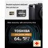 TOSHIBA M501 EXCERIA PRO U3 Micro SD Memory Card 64GB SDHC  UHS II Class10 U3 4K HD Read Speed up to 270MB s TF Card