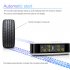 TPMS Car Wireless Tire Pressure for RV Bus Monitoring System 6 wheels tire pressure LCD monitor system with 6 External sensors Silver black
