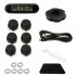 TPMS Tire Pressure Monitoring System Super LCD Universal for 6 Wheels Bus Van with 6 Sensors black T650