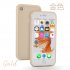 TPU Ultra thin Dustproof Anti fall Waterproof Cellphone Protective Cover Case Support Fingerprint Identification for iPhone 7 Plus Golden
