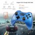 TSW05 Wireless Gamepad Compatible for Switch PS4 PS3 PC Android TV Box Bluetooth Connection Ergonomic Design Pressure Sensitive Buttons blue