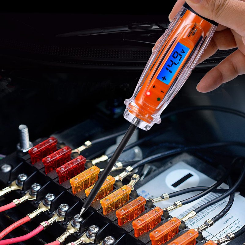 Automotive Test Light Dc 3-60v Light Tester Heavy Duty Auto Ciruit Tester Electric Test Pen 