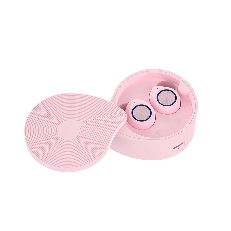 TW70 Earphones Bluetooth 5.0 TWS Wireless Headphones Bluetooth Earphone HIFI Stereo Sports Headphones Handsfree Gaming Headset Pink