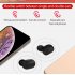 TWS Bluetooth 5 0 Earphones Charging Box Wireless Headphone Stereo Sports Earbuds Headsets With Microphone black