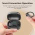 TWS Bluetooth 5 0 Earphones Wireless Hifi Stereo Sports Waterproof Sports Earbuds with LED Display Charging Box black