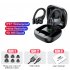 TWS Bluetooth 5 0 Earphones Wireless Hifi Stereo Sports Waterproof Sports Earbuds with LED Display Charging Box black