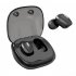 TWS Bluetooth 5 0 Wireless Headset HI FI Stereo Mini Sports Earphone With Microphone Charging Box black