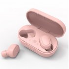 TWS Bluetooth Earphone IPX6 Waterproof V5.0 Earphones Wireless Headphones for Andorid IOS  pink