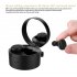 TWS Bluetooth Earphone Cosmetic Mirror 5 0 Earplugs Stereo Wireless Headset Phone Bracket black