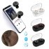 TWS Bluetooth Earphones TWS Stylish Stereo Sound Earset Wireless Twins Earbuds Earphones Bluetooth 5 0 black