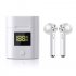 TWS Bluetooth Headset Stereo 5 0 Auto On Pairing Power Display In Ear Headphone white