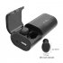 TWS Bluetooth Headset Stereo Wireless Gaming Headphones with 4800mah Charging Bin black
