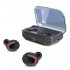 TWS Bluetooth V5 0 HIFI Wireless Earphones Headphone 8D Stereo Sport Earbuds Headset with Charging Box Mic black
