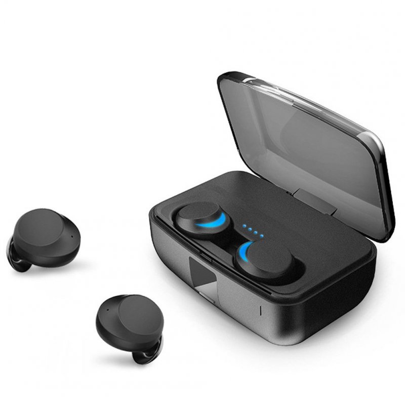 TWS IPX8 Waterproof Wireless  Headset Black