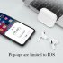TWS Headphones Wireless Bluetooth Earphone In ear Stereo Earbuds Headset For All Smart Phone white