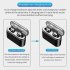 TWS Waterproof Bluetooth 5 0 Earbuds Headphones Wireless Headset Noise Cancelling English Version skin color