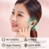 TWS Wireless Earphone Earbuds HIFI Waterproof Touch Mini In ear Sports Bluetooth Headphone HD Call black
