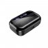 TWS Wireless Earphone Bluetooth 5 0 Earphones Power Display Touch Control Sport Stereo Cordless Earb black