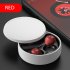 TWS X21S Invisible Bluetooth Headset Mini Wireless Binaural Sports Micro mini With Charging Case Earbuds Black