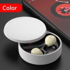 TWS X21S Invisible Bluetooth Headset Mini Wireless Binaural Sports Micro mini With Charging Case Earbuds Skin color