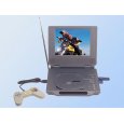 Portable 7-inch DVD TV Game Player -  USB Port + Card Reader