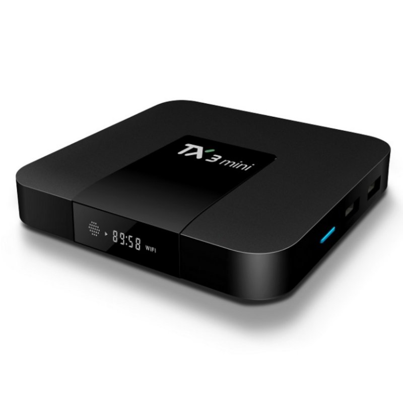 TX3 Mini Android 7.1 Smart TV BOX Amlogic S905W Quad Core Set Top Box H.265 4K WiFi Media Player  2GB+16GB UK plug