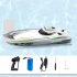 TX768 2 4GHz Rc Boat 30km h High speed Turbojet Speedboat Brushless 2212 Motor Remote Control Speedboat For Birthday Gifts Blue  Brushless Motor 