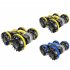 TY6612 2 4g Amphibious RC Car Double Sided Rotation Rechargeable Electric Stunt Vehicle Yellow
