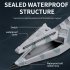 TY727 2 4GHz RC Turbojet Pump Boat High Speed Remote Control Jet Boat With Low Battery Alarm Function For Kids Gifts grey