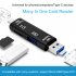 TYPE C to TF USB2 0 Multifunction Card Reader USB OTG type c All in One Hub Extension white