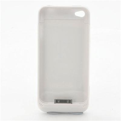 1500mAh Battery Case for iPhone 4 (White)