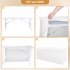 Table Cloth For Rectangle Table Wrinkle Resistant Washable Tablecloth Table Skirt For High Top Bar Wedding Party Events 6FT 183 x 76 x 76cm 