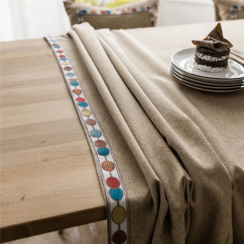 Table  Cloth Tablecloth Decorative Fabric Table Cover For Outdoor Indoor Coffee_140*140cm