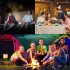 Table Lamp Color Changing Rgb Night Light With Remote Control Touch Sensor Bedside Lamps For Bedroom Living Room Wood grain with remote control