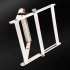 Table Saw Stand  Height Adjustable Metal Cutting Machine Work Support Stand  Stainless Steel and Iron Surface Spray Coating