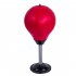 Table Top Vent Ball Adult Decompression Artifact Office Table Top Speed Ball Decompression Small Sucker Boxing Vent Ball Red and black with pump