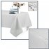 Tablecloth Fabric Waffle Table Cover for Dining Table Parties Banquet Spillproof Water Resistant Dustproof