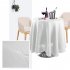 Tablecloth Fabric Waffle Table Cover for Dining Table Parties Banquet Spillproof Water Resistant Dustproof