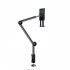 Tablet Bed Desk Holder 360  Flexible Long Arm Mount Clamp For 4 12 9  Screen Laptop Smart Phone Readers Black 4 12 9 inches