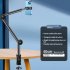 Tablet Bed Desk Holder 360  Flexible Long Arm Mount Clamp For 4 12 9  Screen Laptop Smart Phone Readers Black 4 12 9 inches