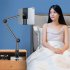 Tablet Bed Desk Holder 360  Flexible Long Arm Mount Clamp For 4 12 9  Screen Laptop Smart Phone Readers Black 4 12 9 inches