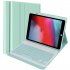Tablet Case with Keyboard Compatible for 10 2 Inch iPad Pro11 Wireless Detachable Keyboard Cover Green