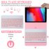 Tablet Case with Keyboard Compatible for 10 2 Inch iPad Pro11 Wireless Detachable Keyboard Cover Green