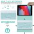 Tablet Case with Keyboard Compatible for 10 2 Inch iPad Pro11 Wireless Detachable Keyboard Cover Green