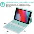Tablet Case with Keyboard Compatible for 10 2 Inch iPad Pro11 Wireless Detachable Keyboard Cover Green