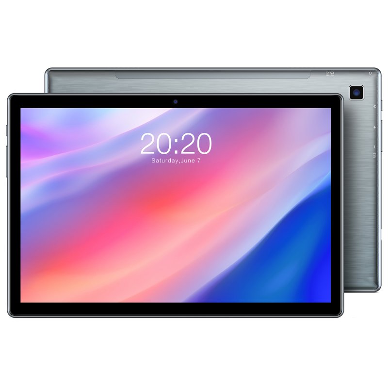 Original TECLAST P20 Tablet 10.1inch High-definition Screen Metal 1920×1200 4GB RAM 64GB ROM Type-C AI-speed-up 6 Android 10.0 Tablet Pc Eu plug 4+64