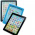 Tablet Pad Computer for Kid Children Learning English Educational Teach Toy Gift Chinese and English  blue 
