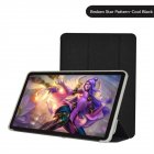 Tablet Pc Case Ultra-thin Soft Leather Protective Cover Bracket Stand Compatible For Teclast T40 Pro black