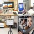 Tablet Stand Portable 360 degree Rotation Holder Clip Adjustable Mount Clamp  For Ipad Pro 12 9 black